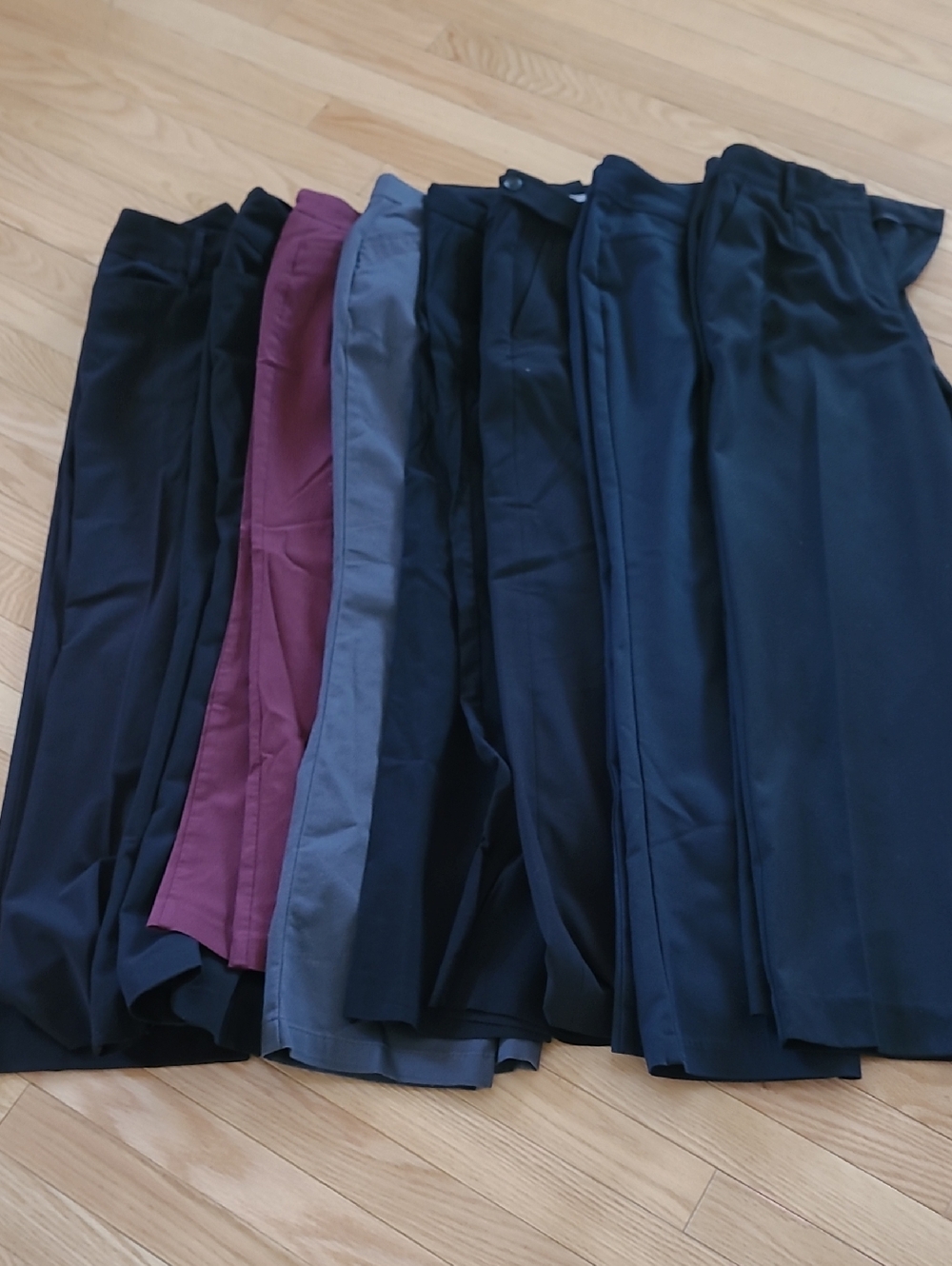 Alfani, Lee, Apt 9, Etc., Womens Trousers in Black, Burgundy, Gray